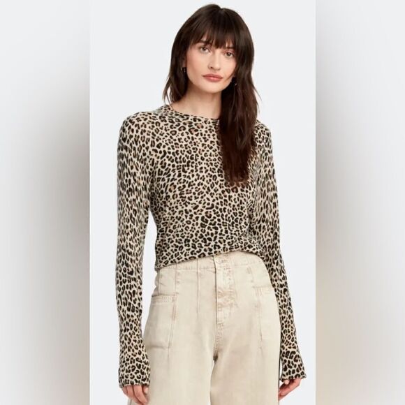 Zadig & Voltaire Miss Leo leopard cashmere sweater NWT. Medium - Picture 9 of 9